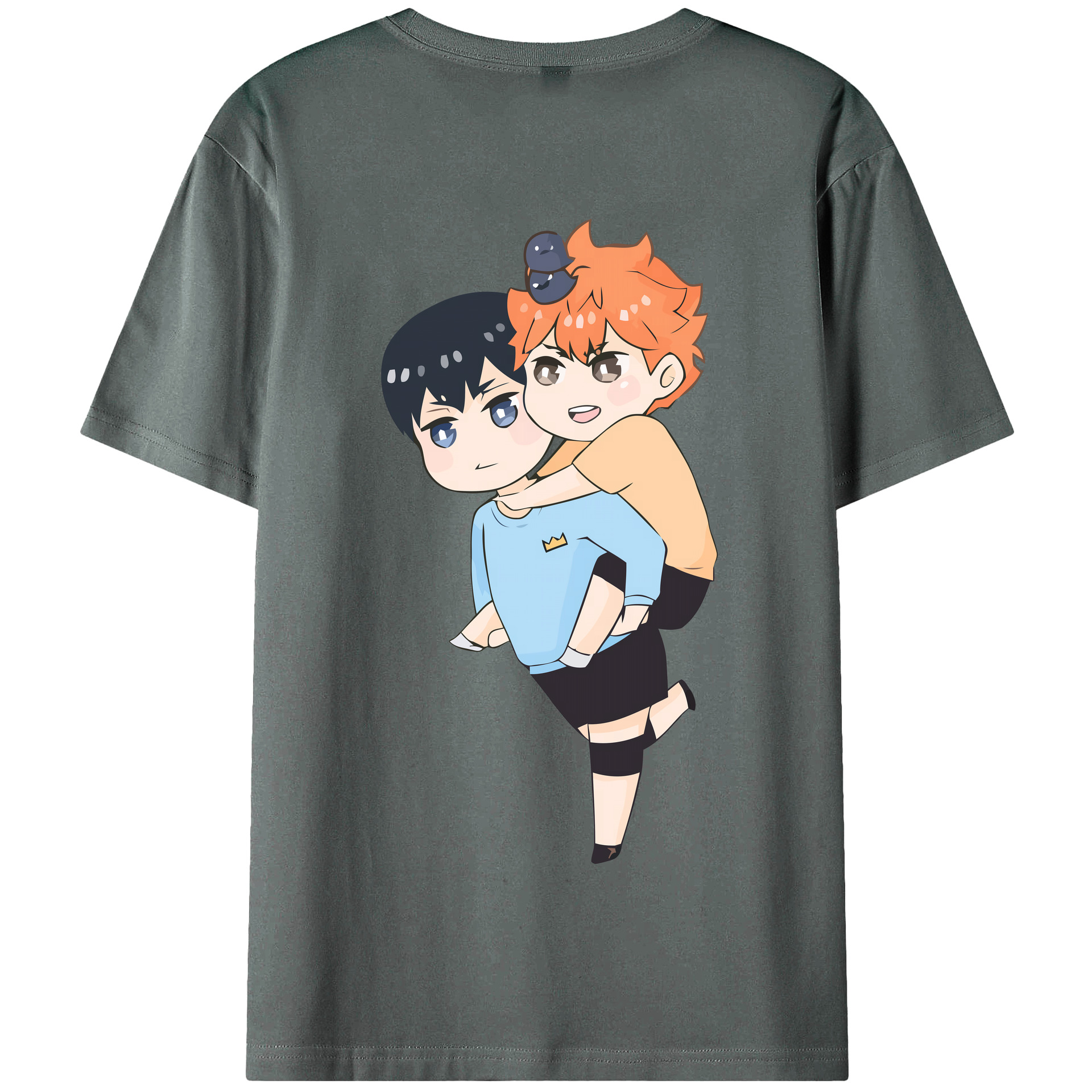（画像用） ハイキュー!! Haikyu!! 綿100％半袖Tシャツ（背面プリント）